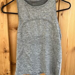 Gray Sleeveless Women's Top